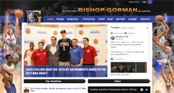 Desktop Screenshot of bishopgormanbasketball.com